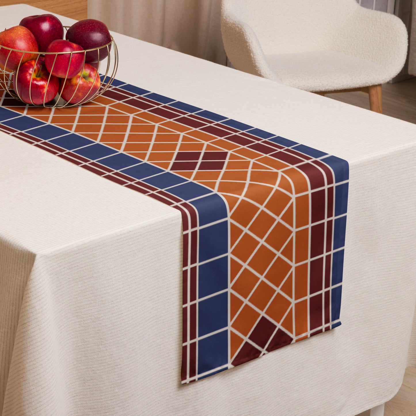 Fountain Tiles Table runner