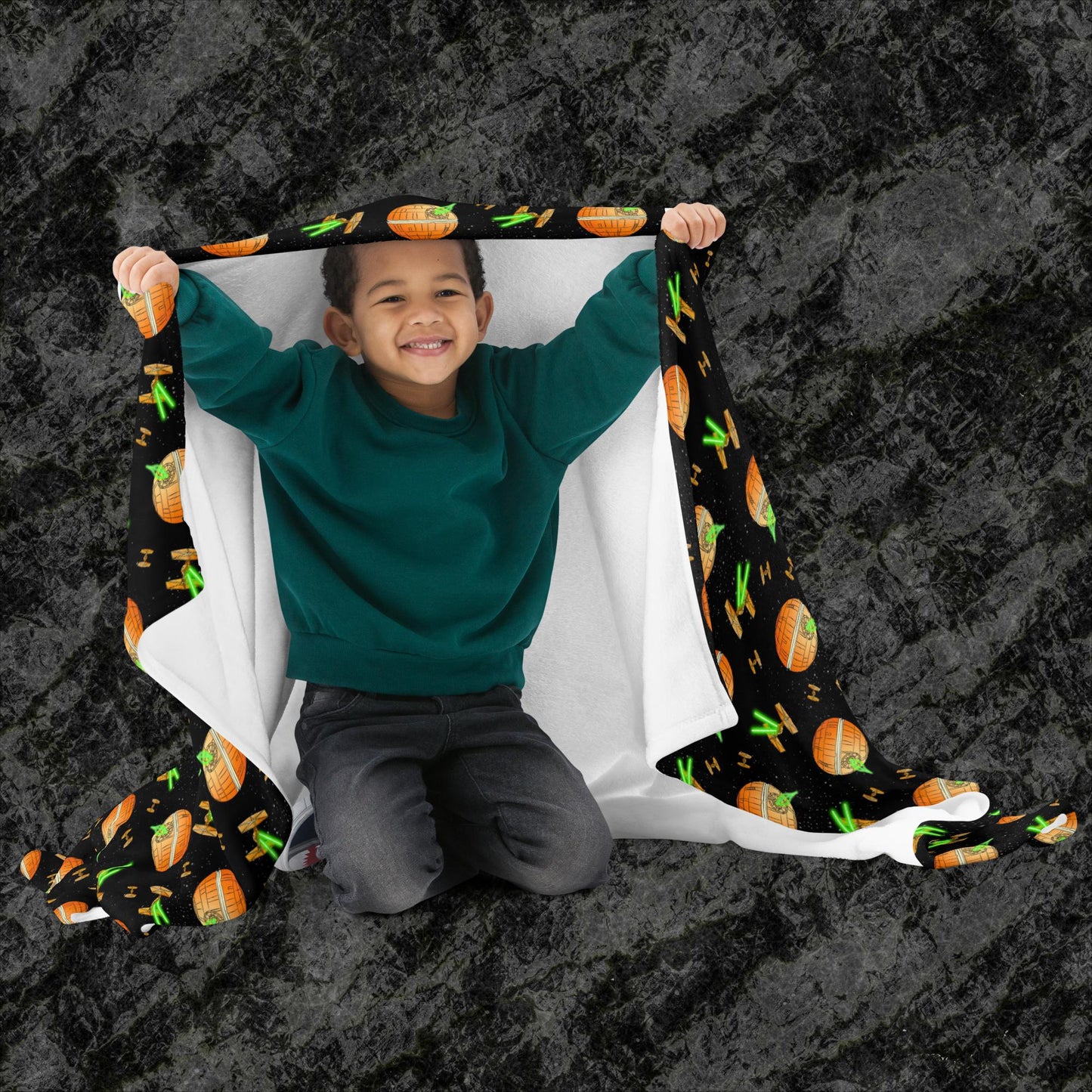 "Orange Wars" Throw Blanket