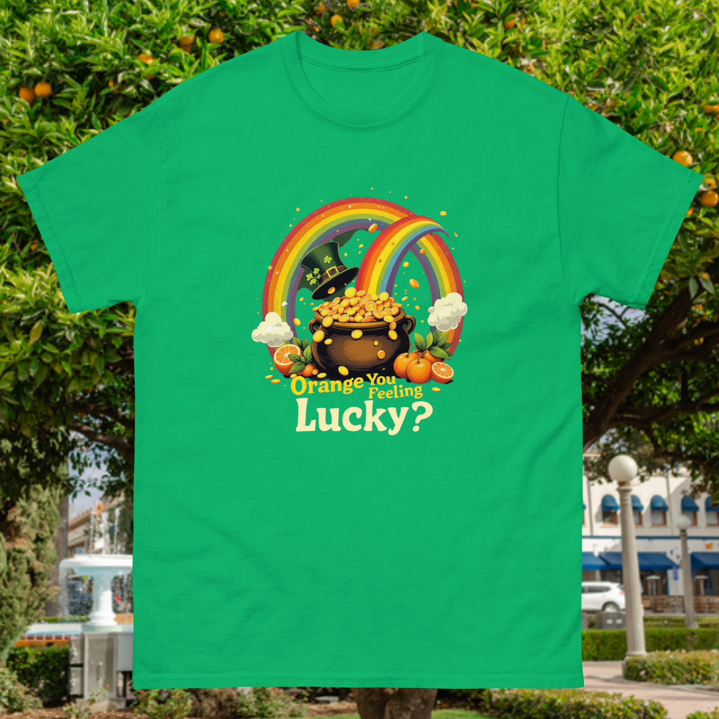 Orange you Feeling Lucky? St. Patrick's Day Orange Ireland T-Shirt