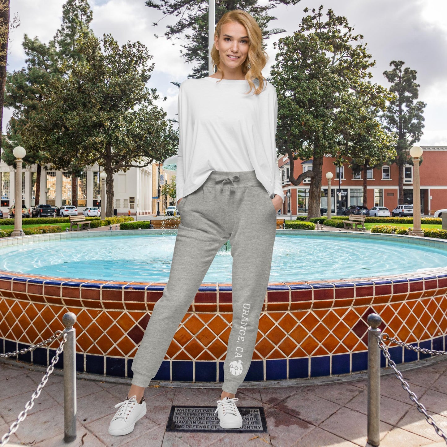 Orange, CA fleece sweatpants