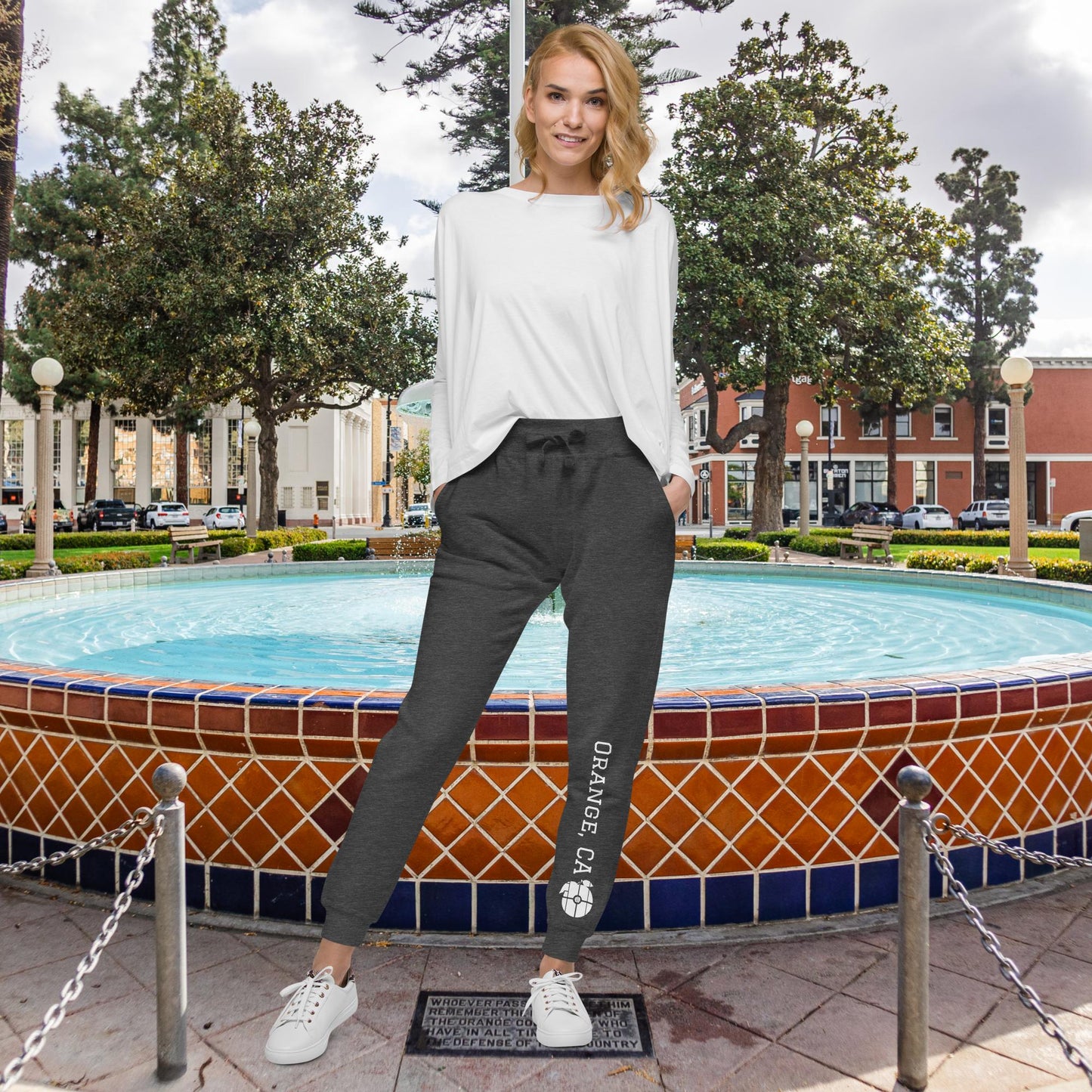 Orange, CA fleece sweatpants