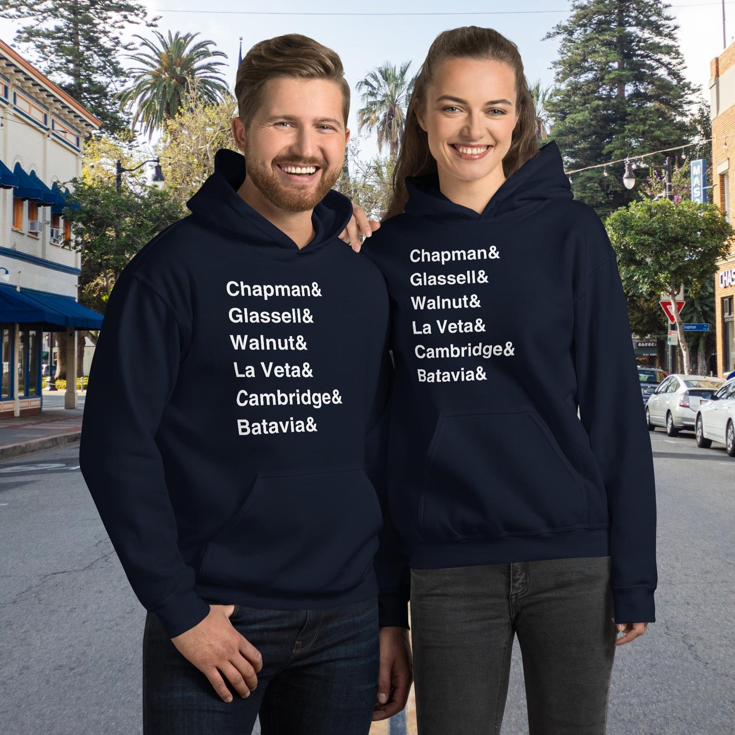 Old Towne Streets Unisex Hoodie