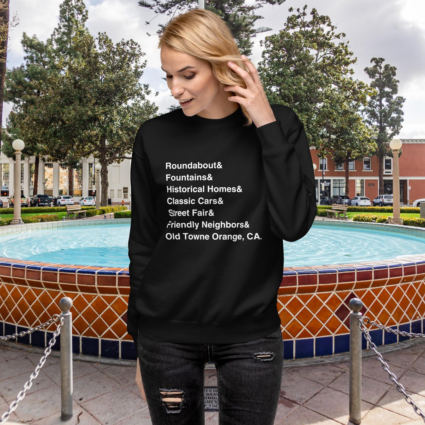 Old Towne Orange List Unisex Premium Sweatshirt