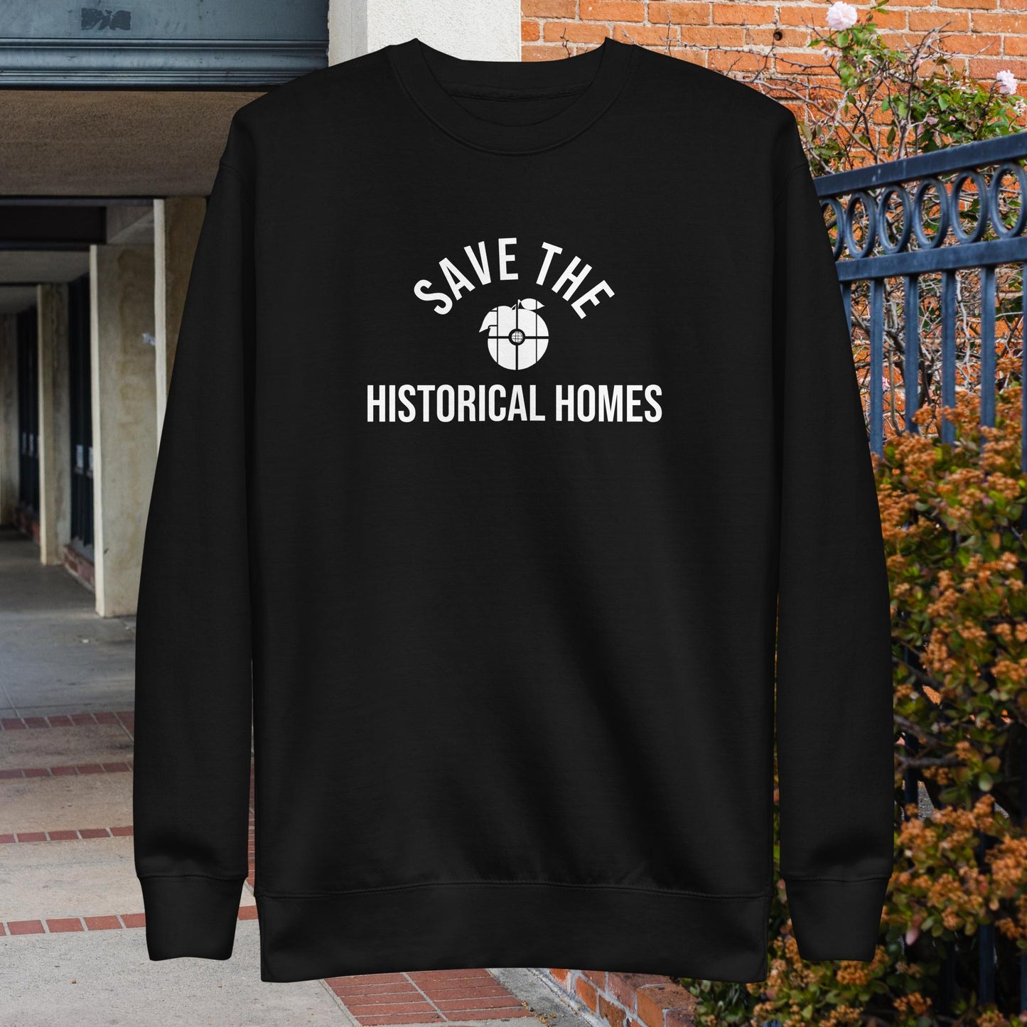"Save the Historical Homes" Old Towne Orange Unisex Premium Sweatshirt