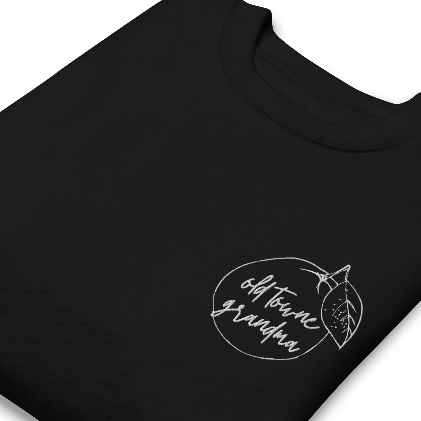 Old Towne Grandma Embroidered Premium Sweatshirt