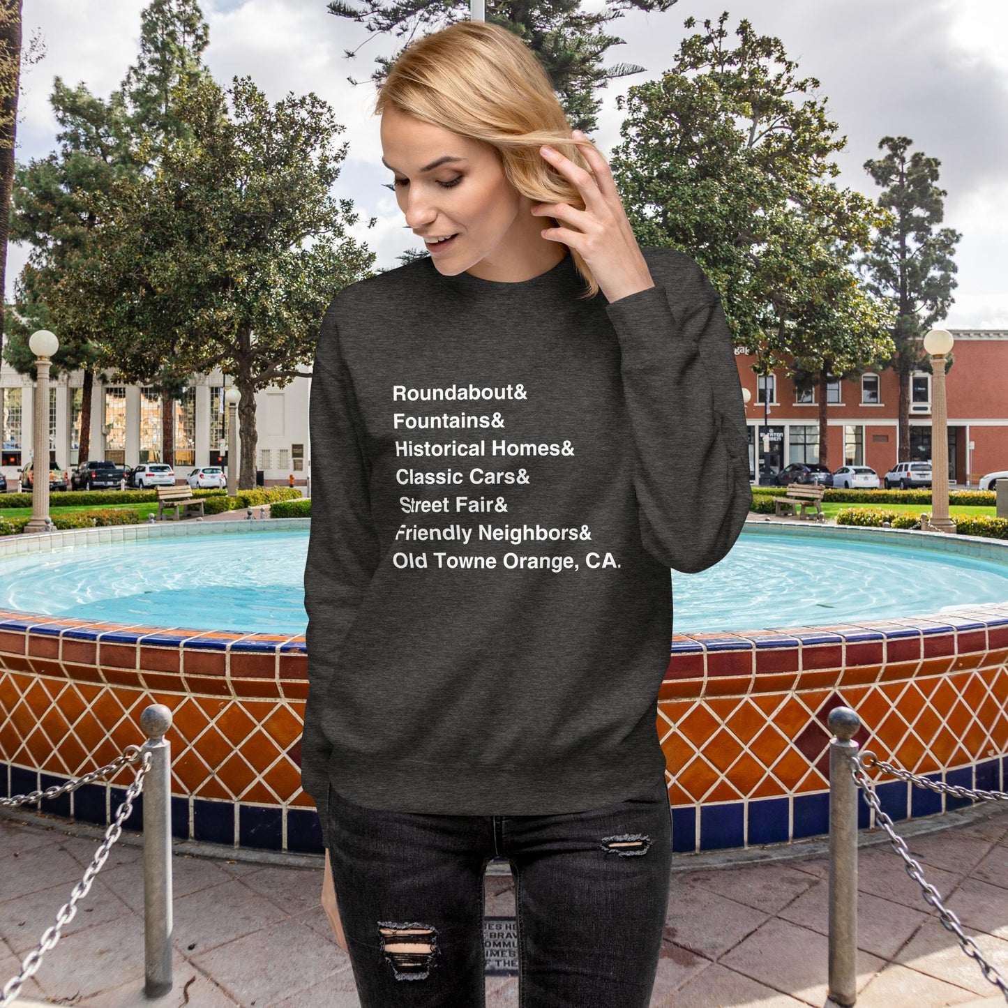 Old Towne Orange List Unisex Premium Sweatshirt