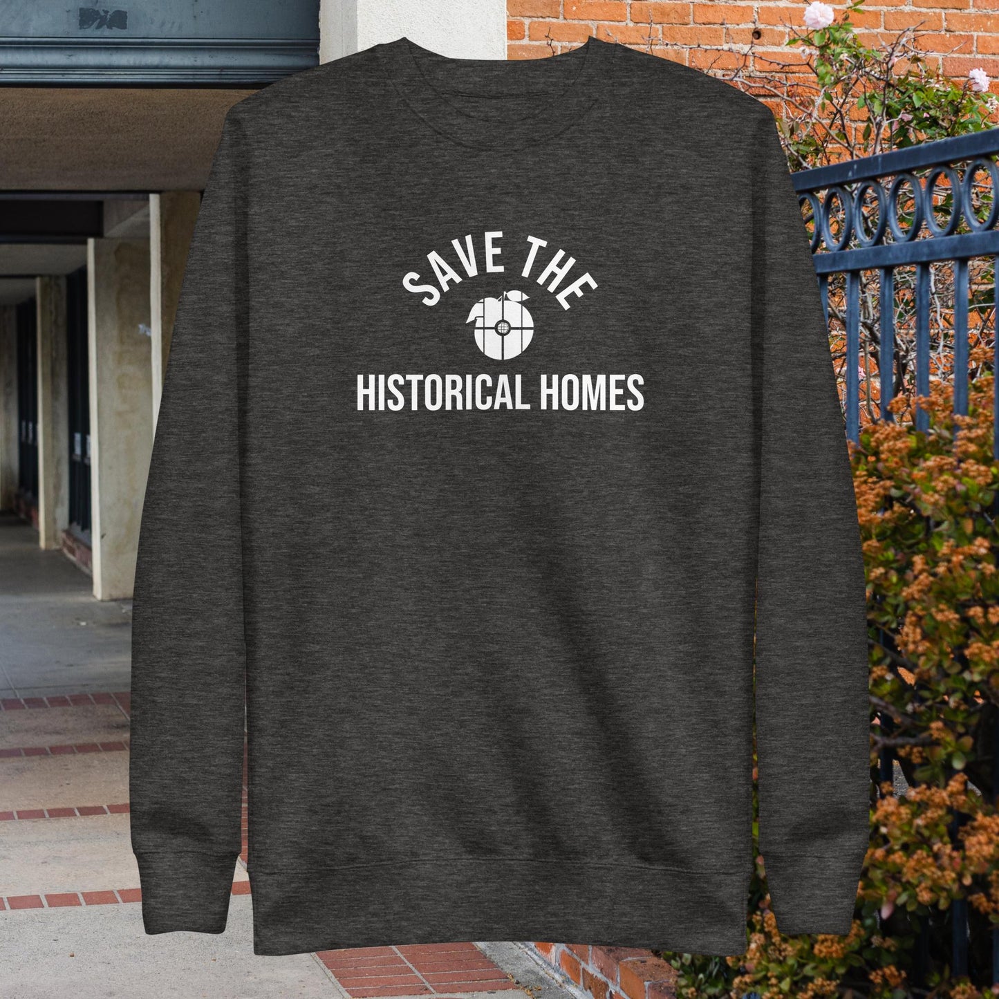 "Save the Historical Homes" Old Towne Orange Unisex Premium Sweatshirt