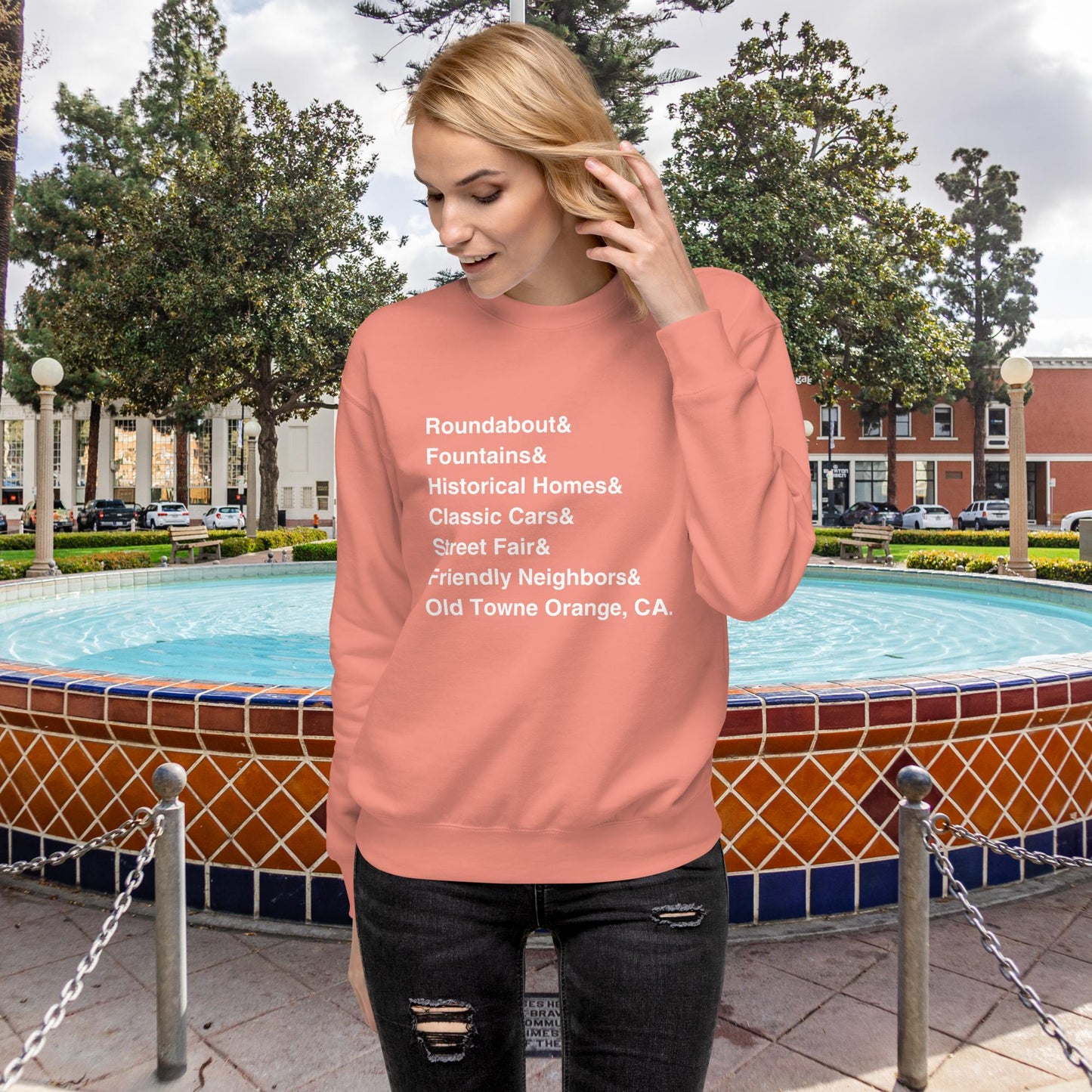 Old Towne Orange List Unisex Premium Sweatshirt