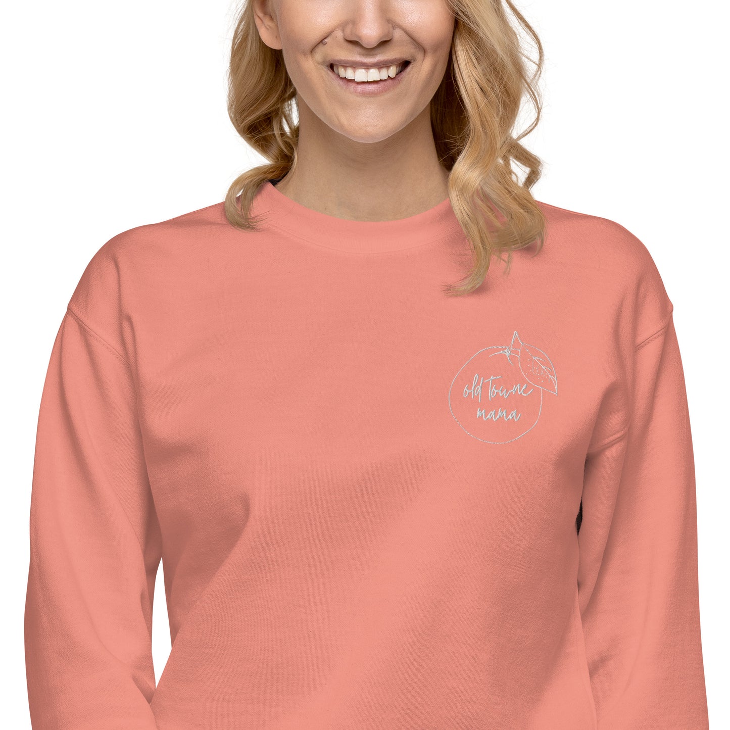 Old Towne Mama Embroidered Premium Sweatshirt