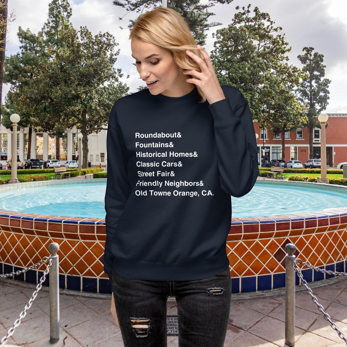 Old Towne Orange List Unisex Premium Sweatshirt
