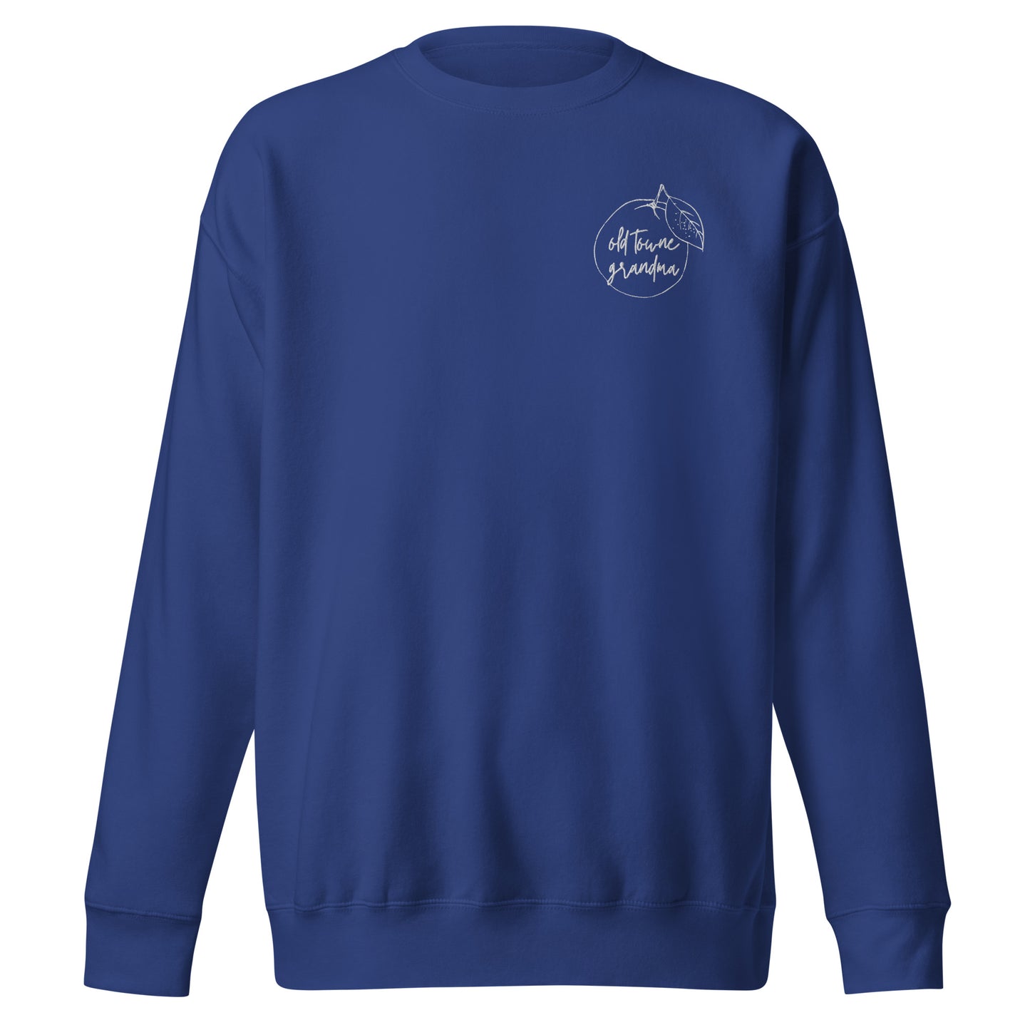 Old Towne Grandma Embroidered Premium Sweatshirt