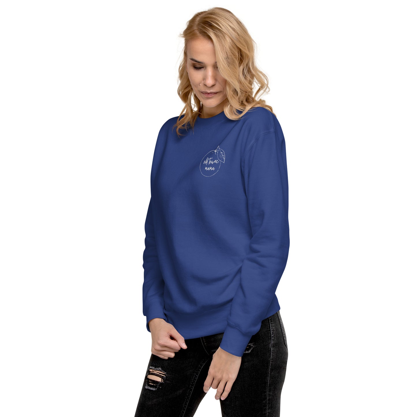 Old Towne Mama Embroidered Premium Sweatshirt