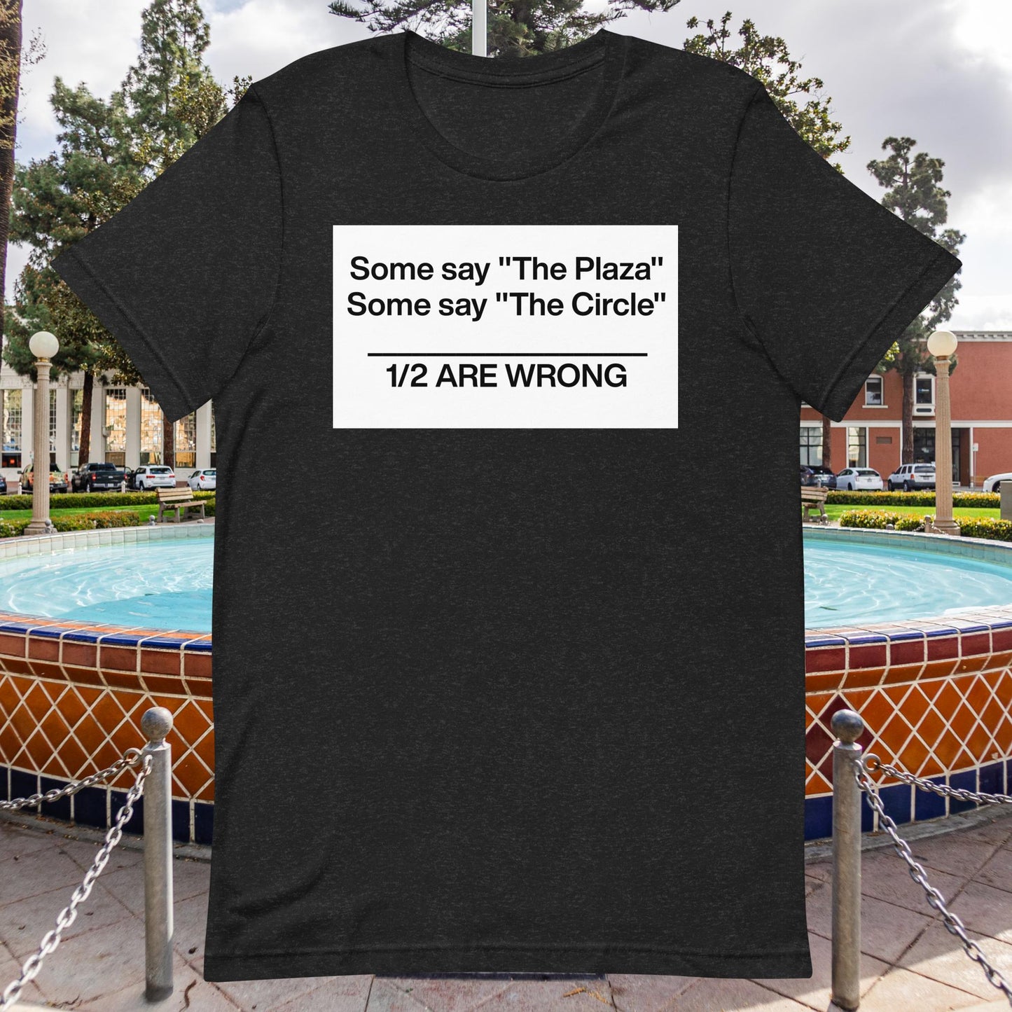 Some say "The Plaza" Some say "The Circle" Unisex t-shirt