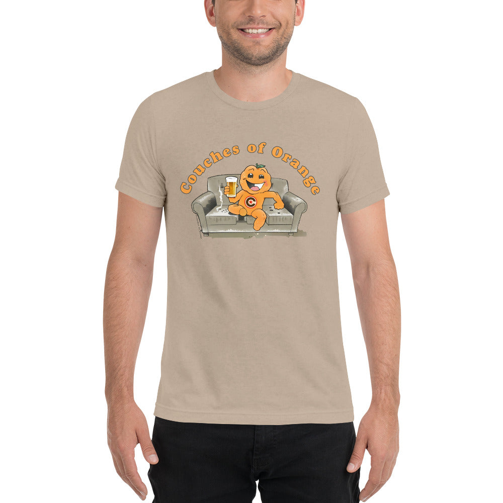 Couches of Orange Short sleeve t-shirt