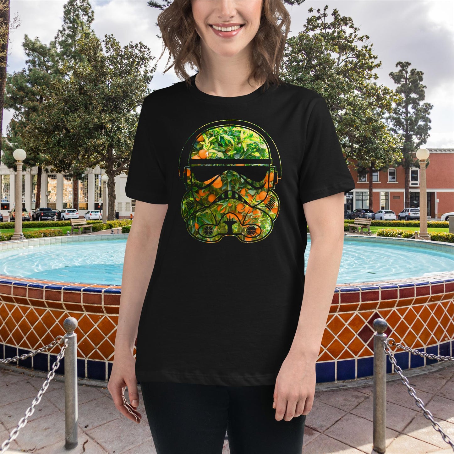 "Orange Trooper" Women's Relaxed T-Shirt