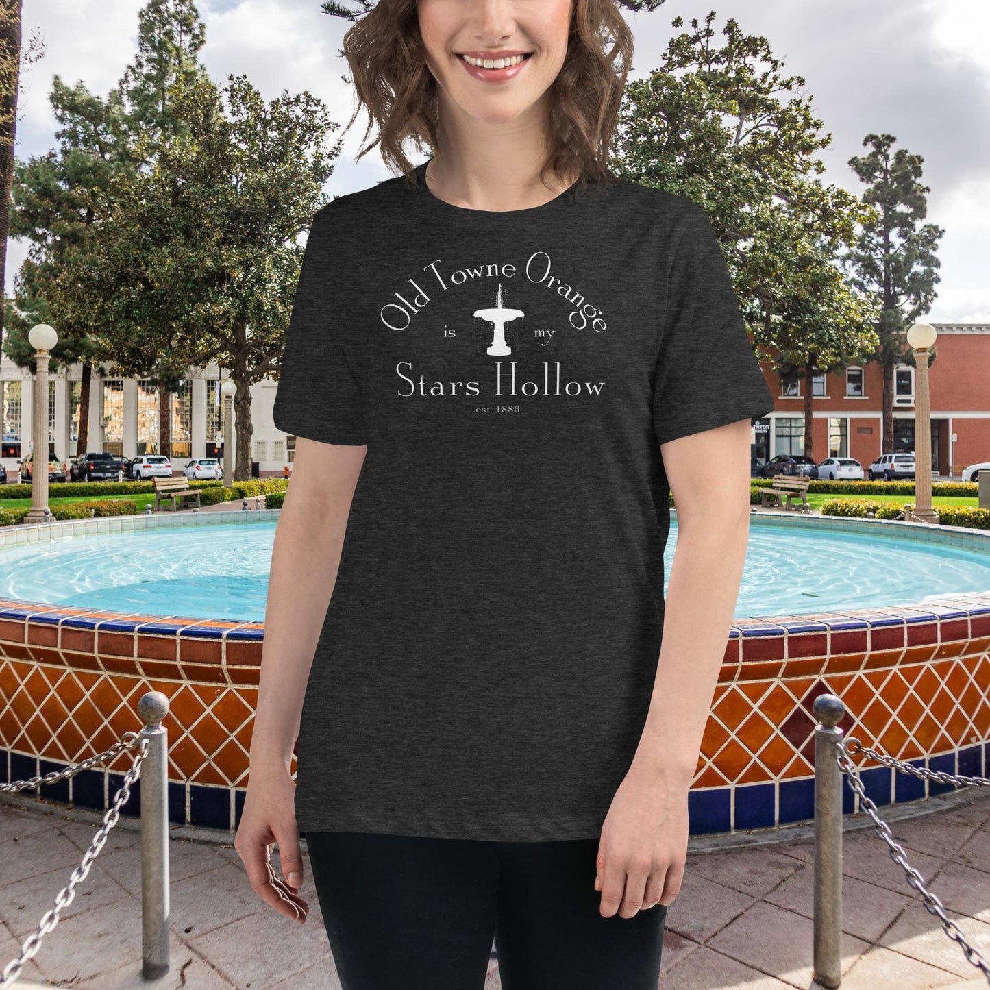 "Old Towne Orange is my Stars Hollow" Women's Relaxed T-Shirt