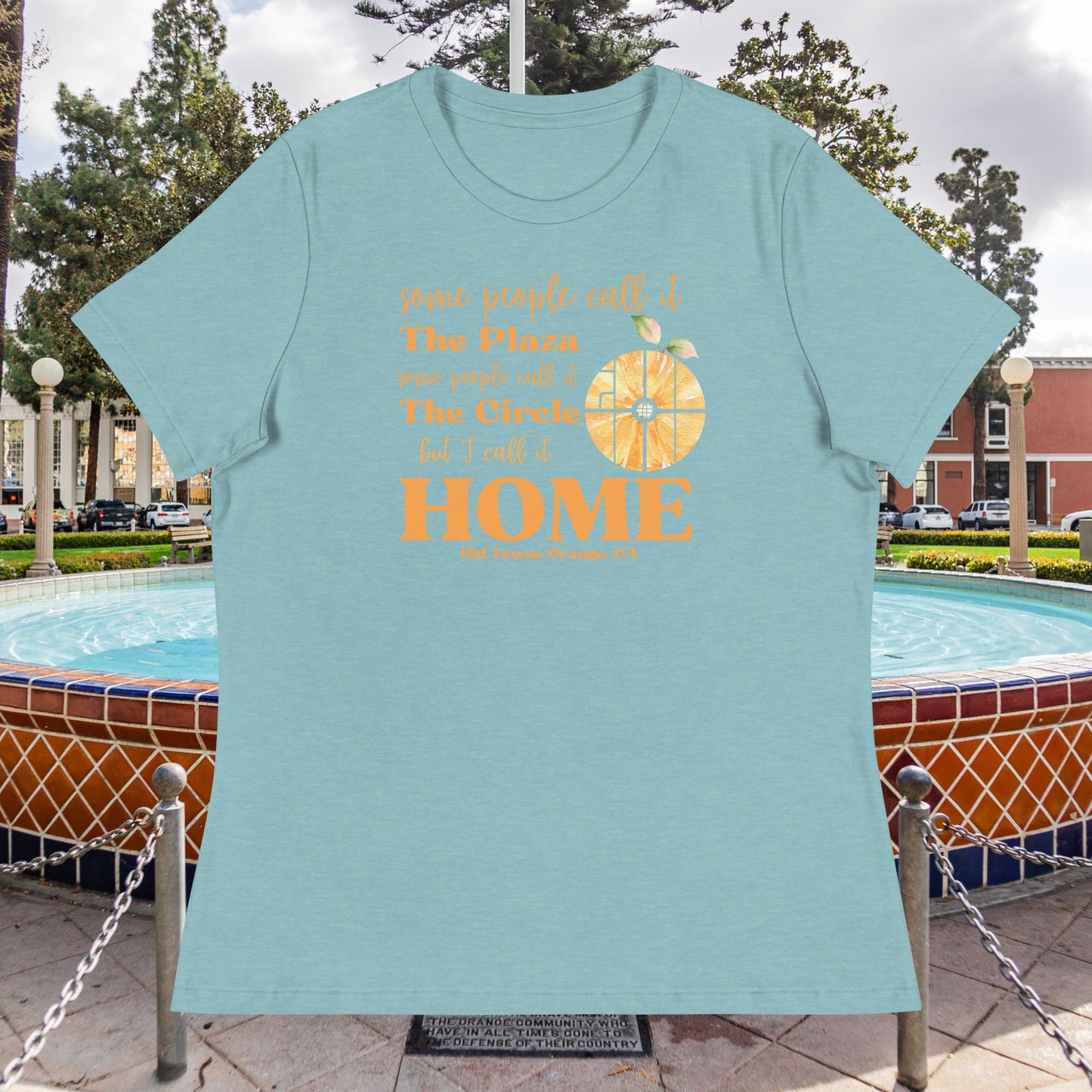 I call it "home" Old Towne Orange Women's Relaxed T-Shirt