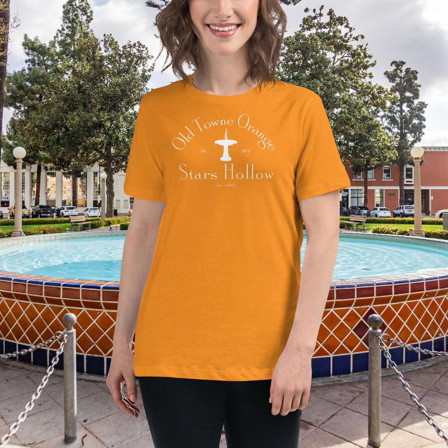 "Old Towne Orange is my Stars Hollow" Women's Relaxed T-Shirt