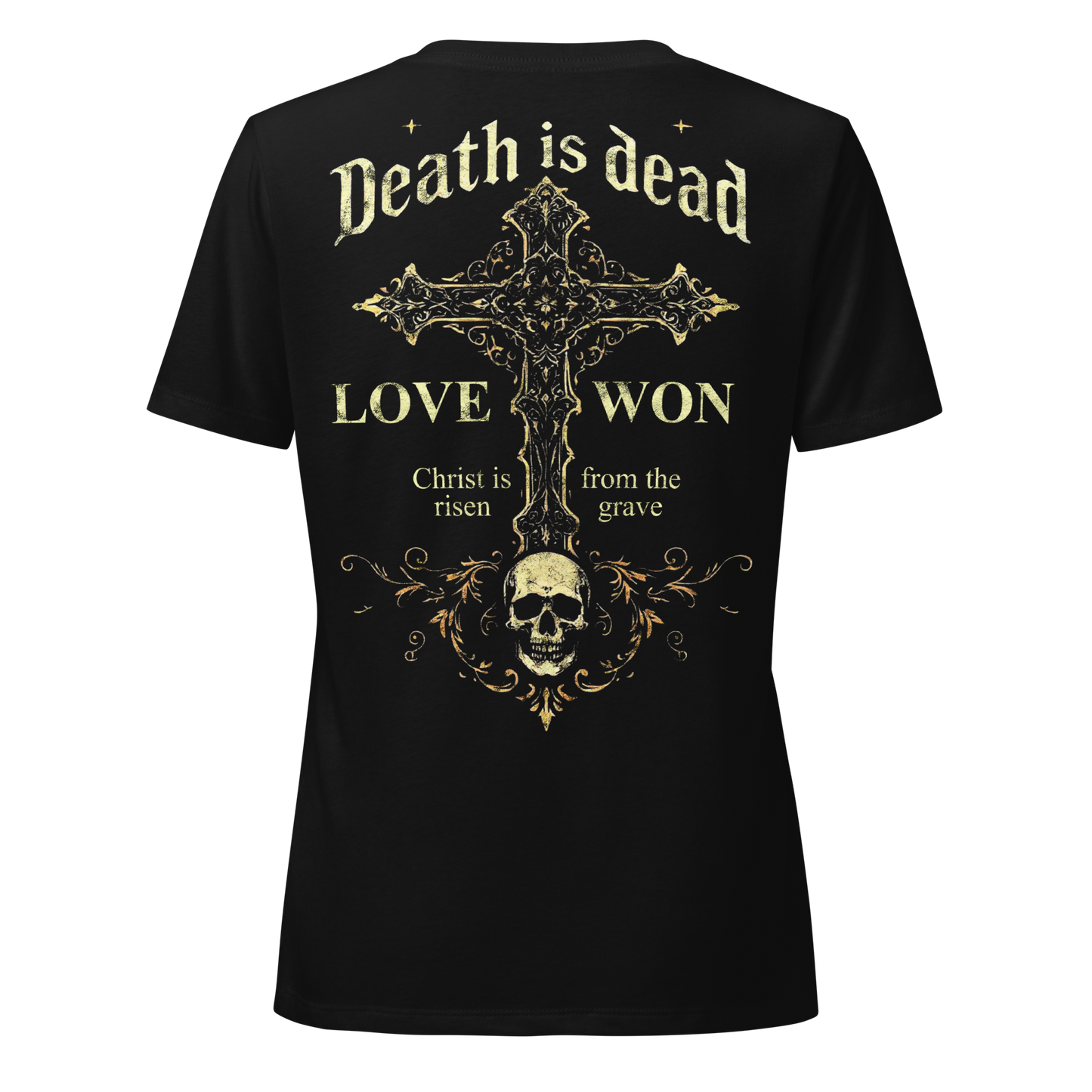 Death Is Dead – Love Won Tee Women's V-Neck T-Shirt