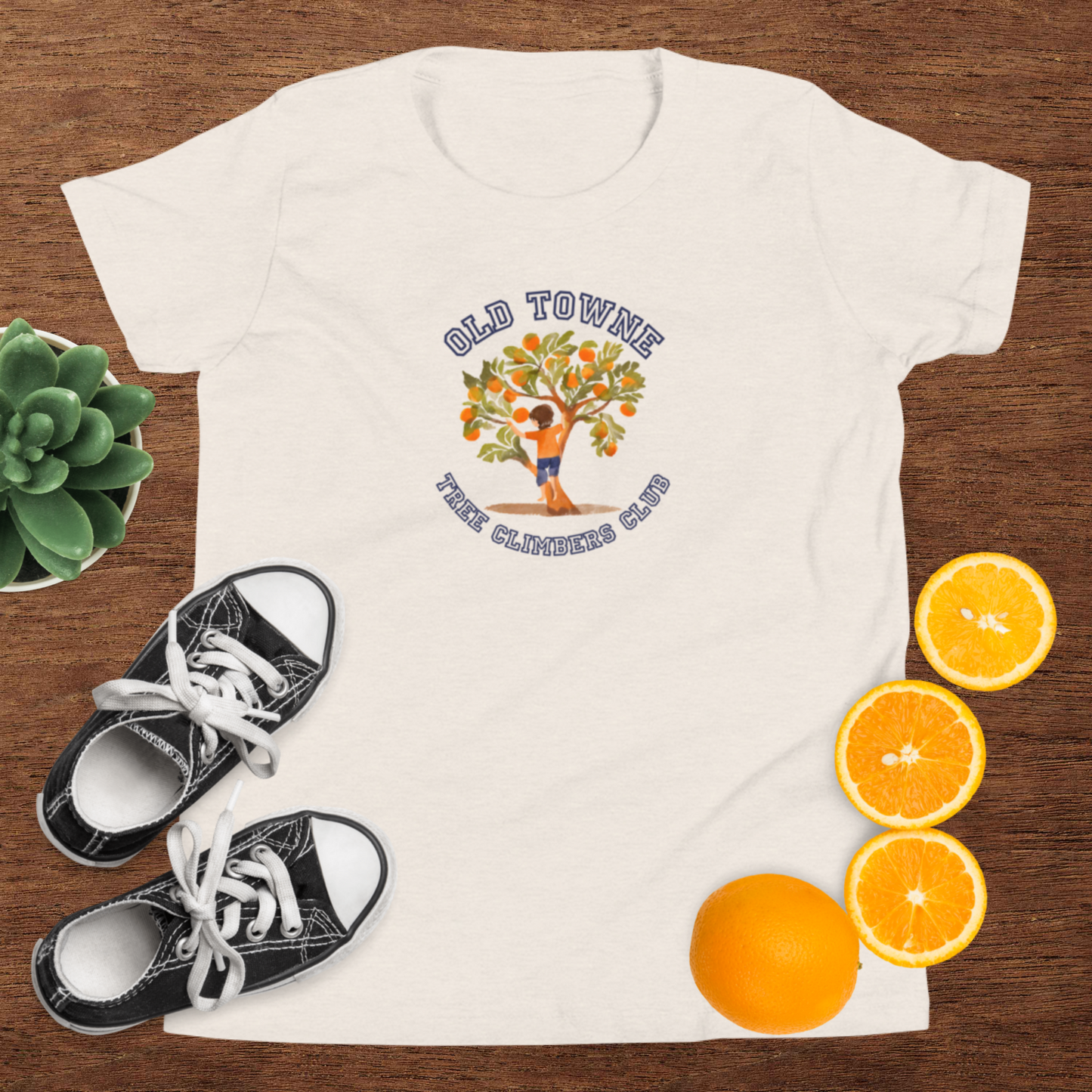 Old Towne Tree Climbers Club Youth Short Sleeve T-Shirt