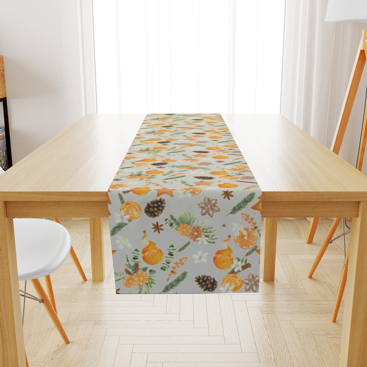 Orange Spice Christmas Table Runner