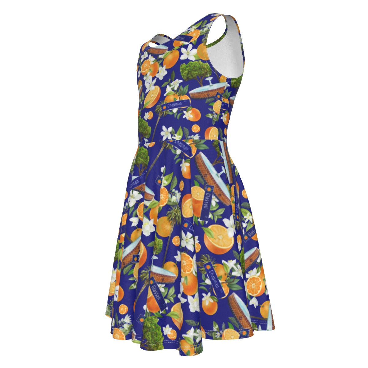 Old Towne Orange Kid's Sleeveless Dress