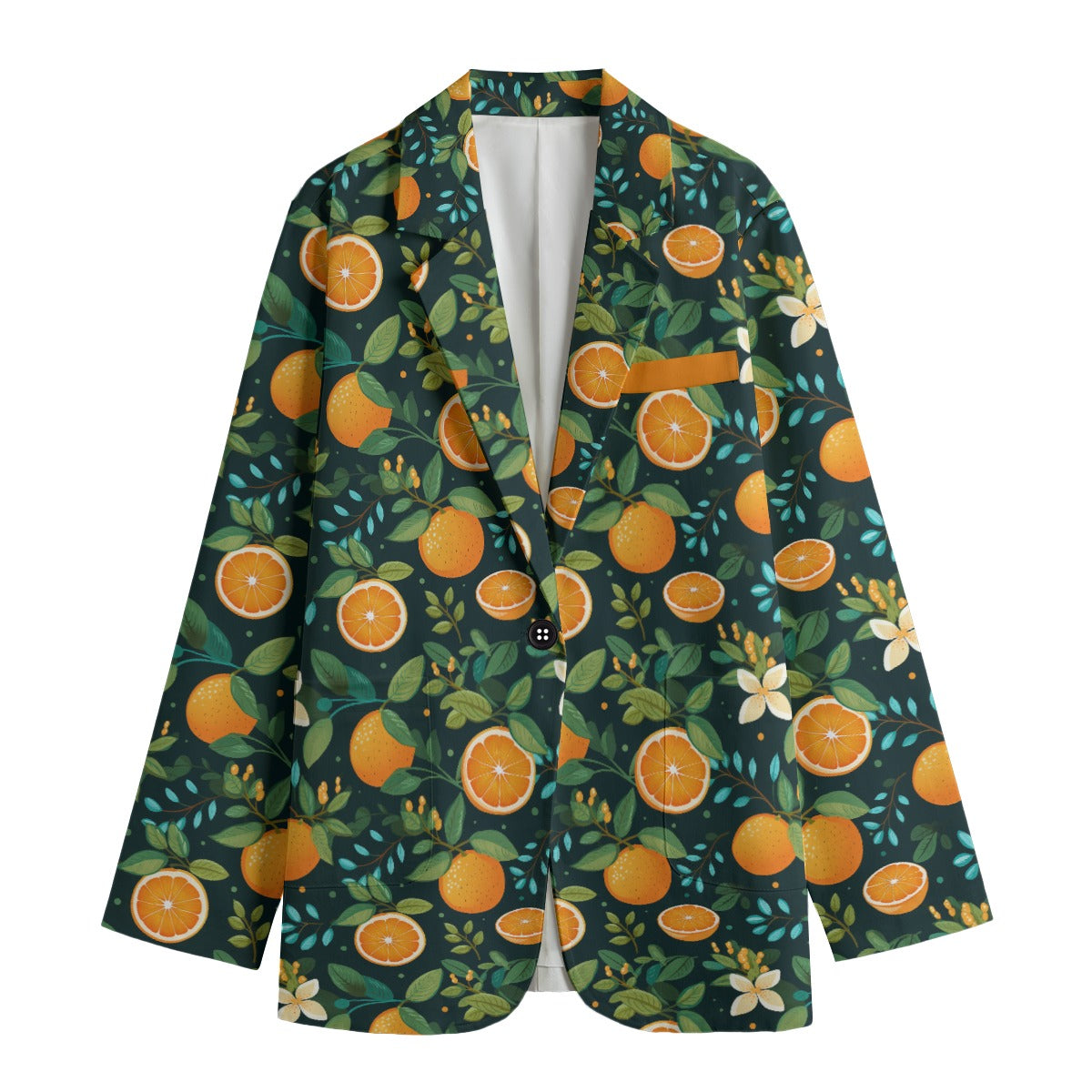 Orange Power Woman Women's Leisure Blazer