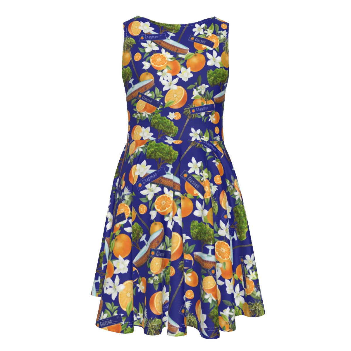 Old Towne Orange Kid's Sleeveless Dress
