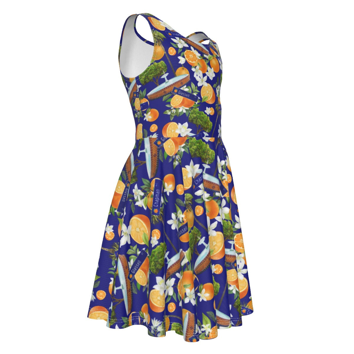 Old Towne Orange Kid's Sleeveless Dress