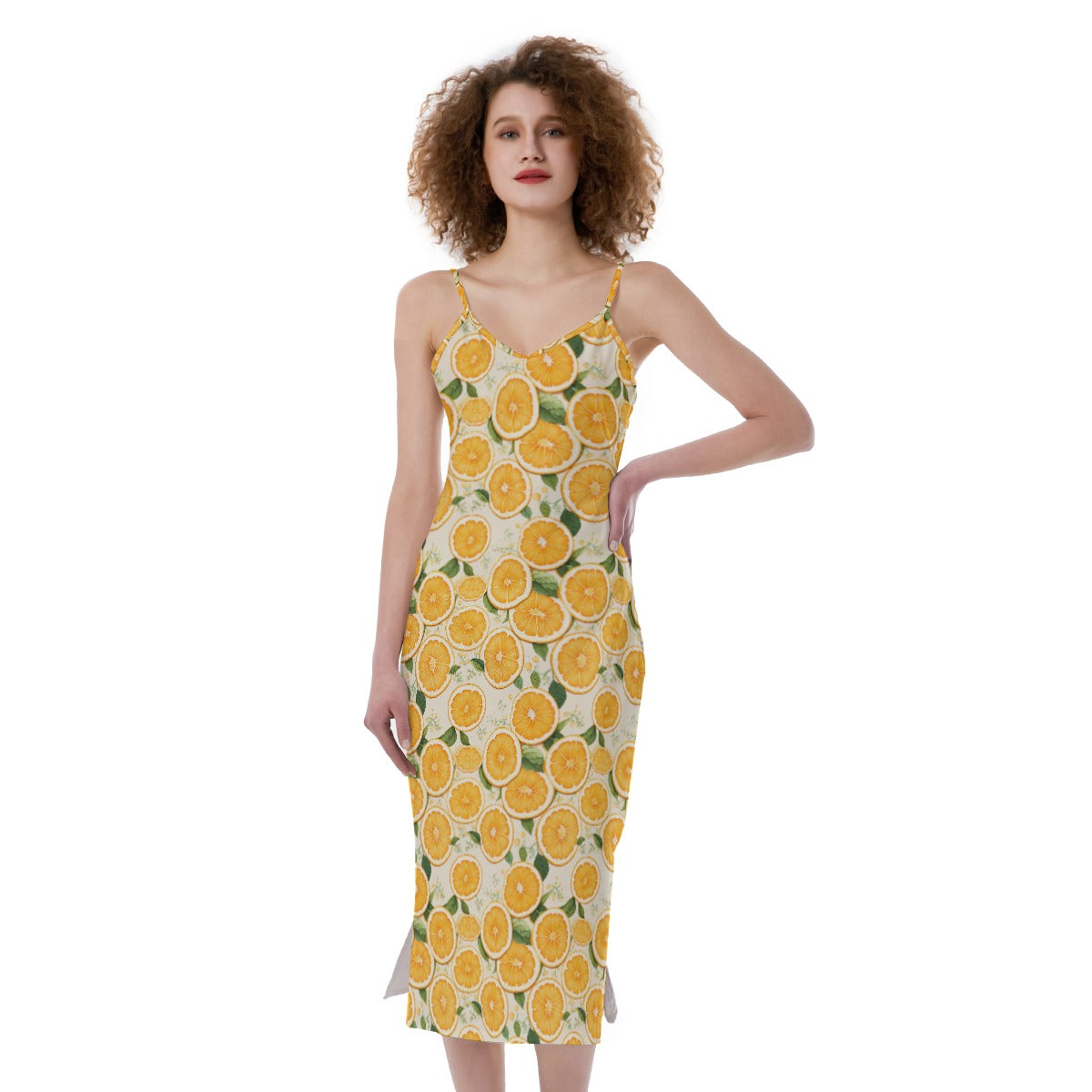 Summer Oranges Women's Cami Dress