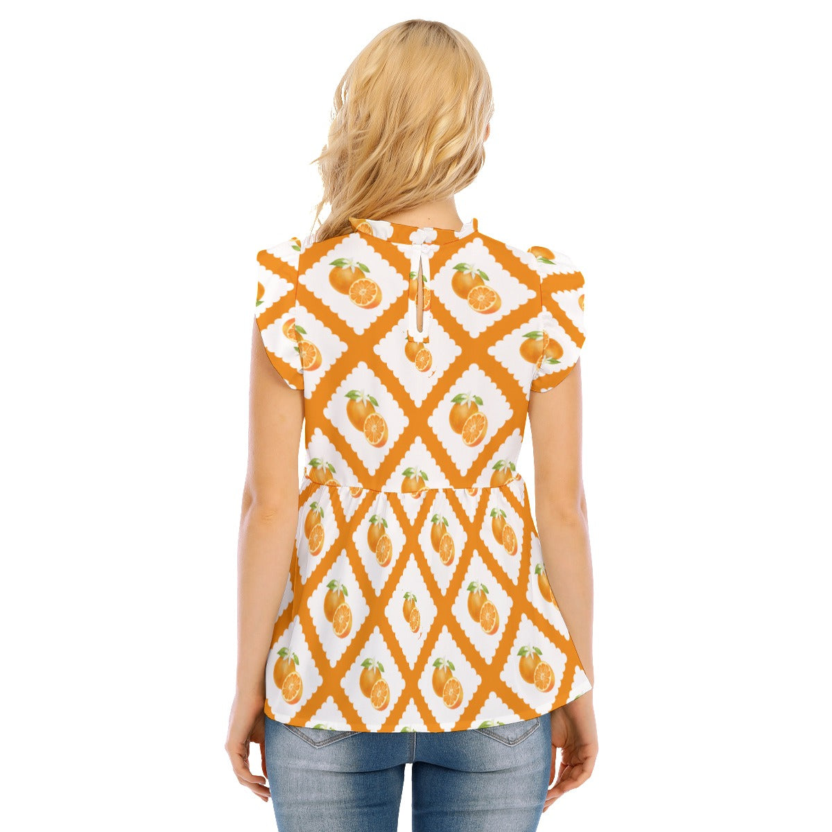 Orange Blossom Women's Blouse