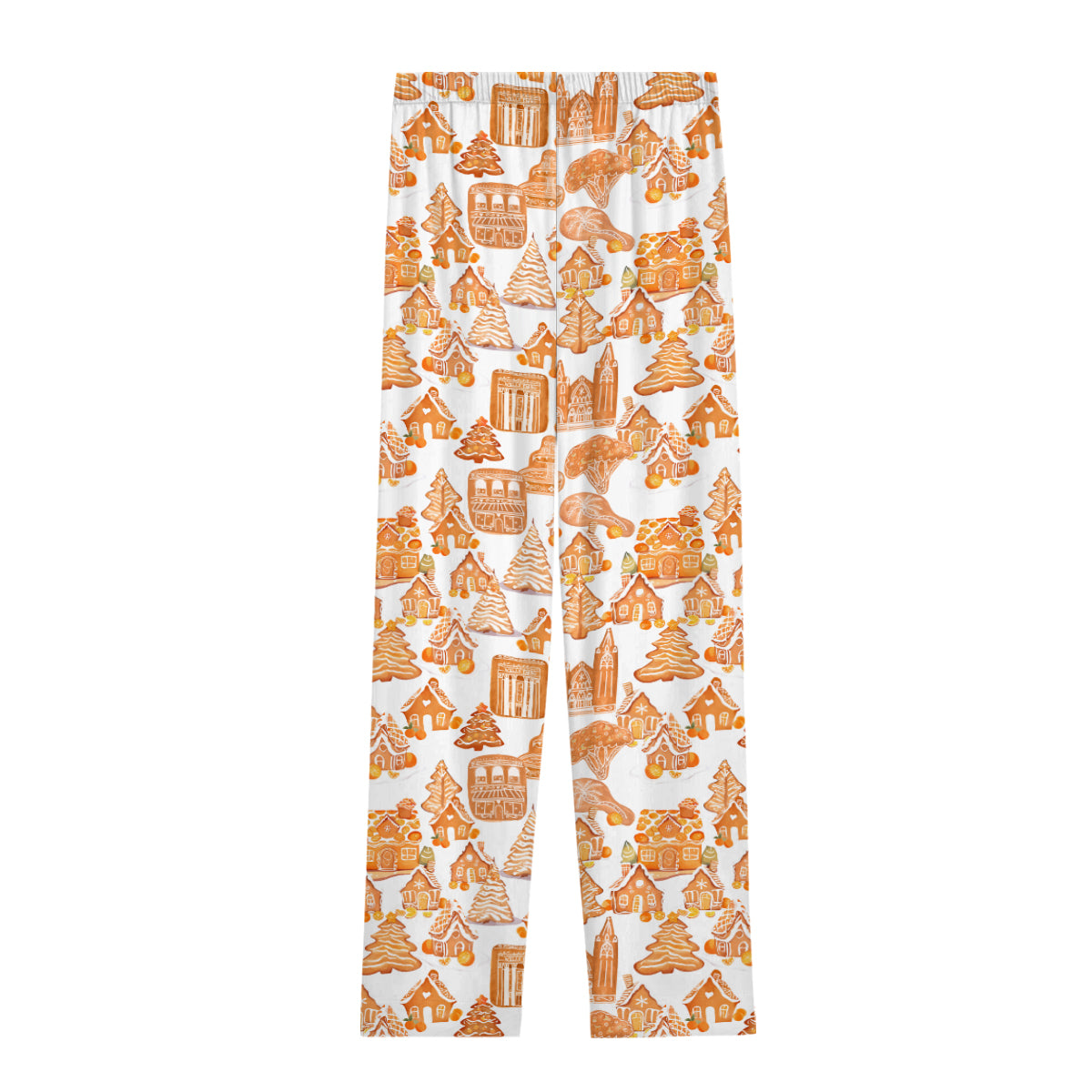 Old Towne Orange Gingerbread Village Pajama Pants