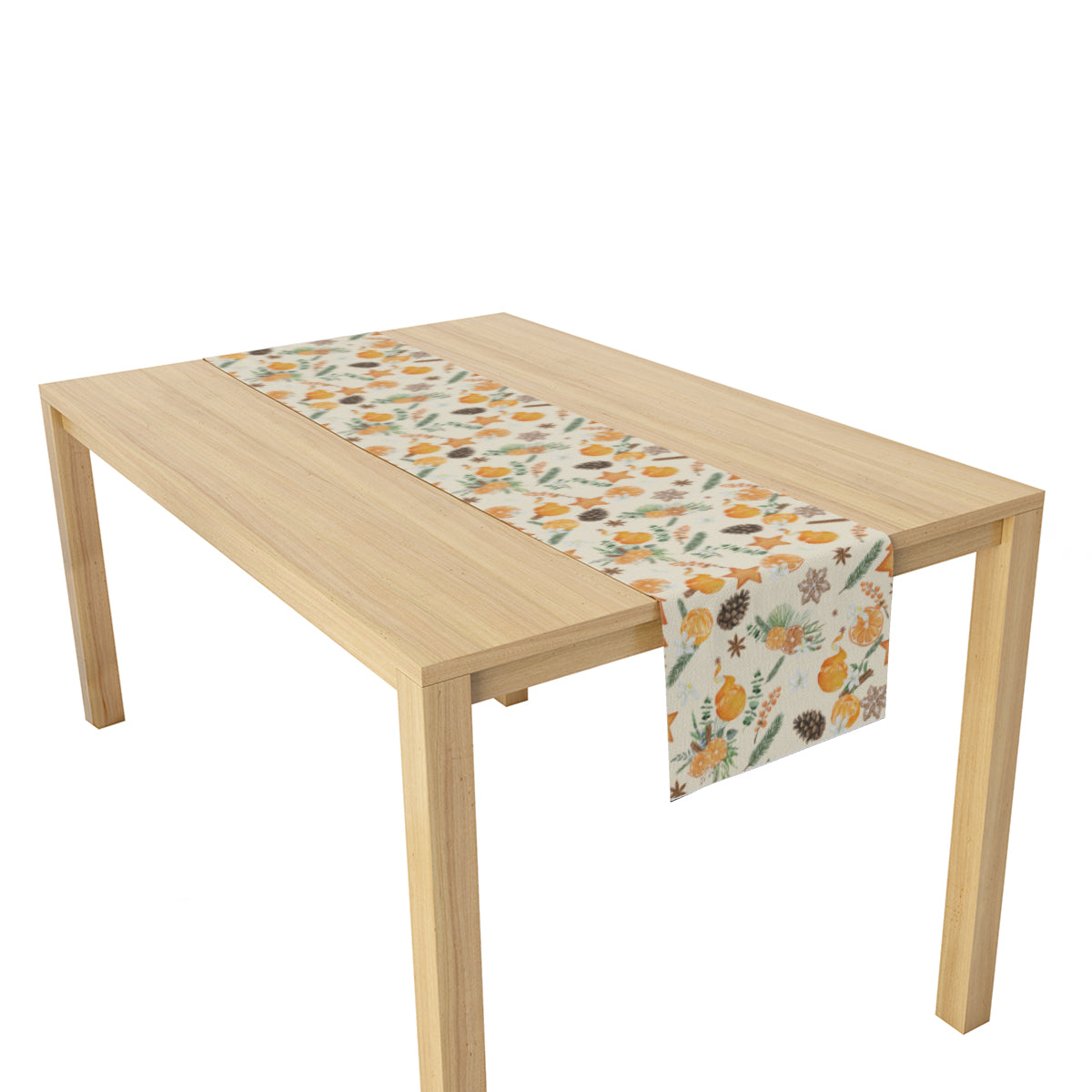Orange Spice Christmas Table Runner