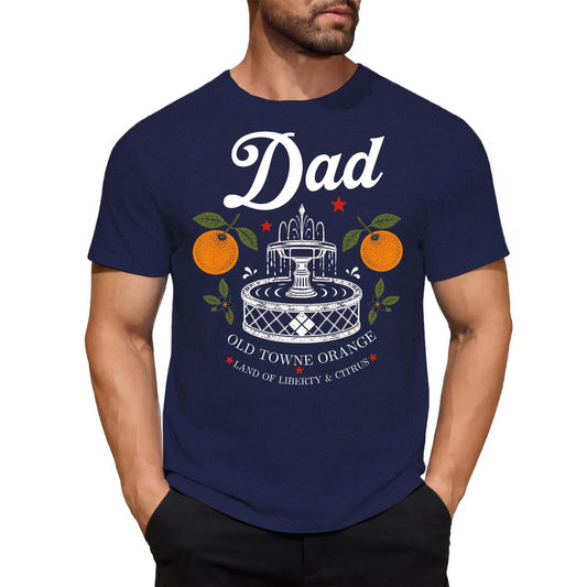 Dad of Liberty & Citrus Tee in Navy
