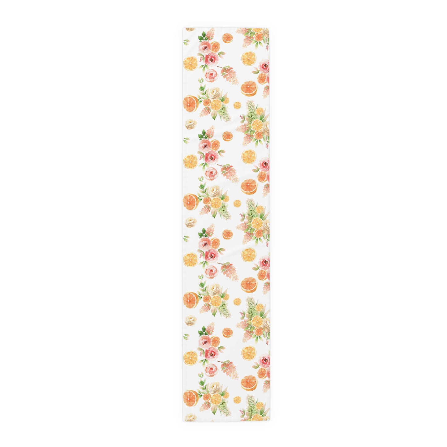 Spring Oranges Table Runner (Cotton, Poly)