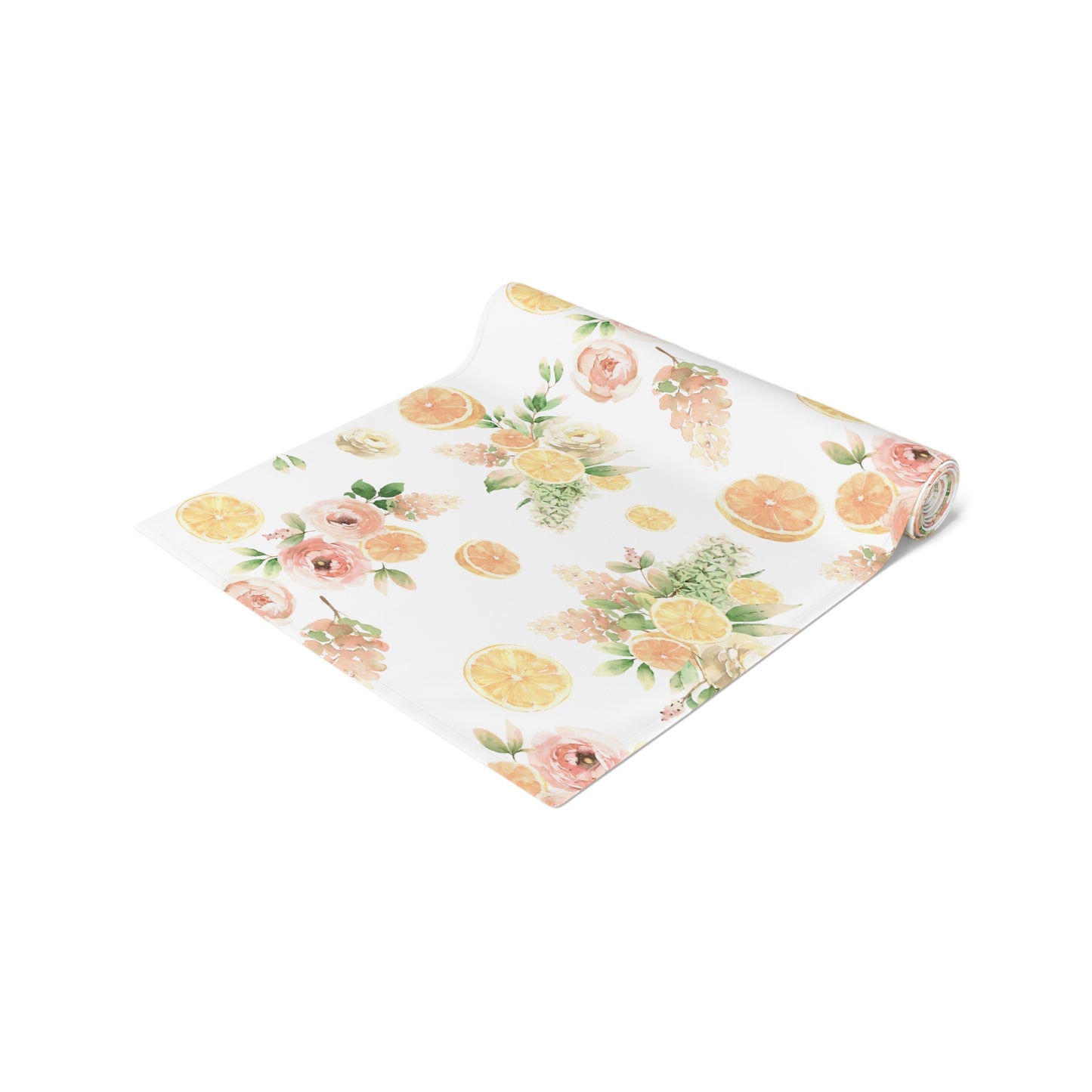 Spring Oranges Table Runner (Cotton, Poly)