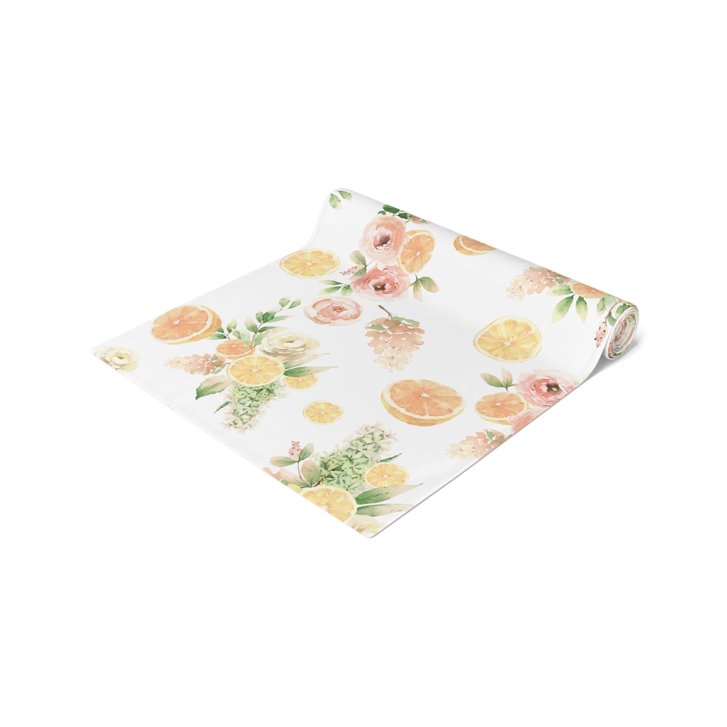 Spring Oranges Table Runner (Cotton, Poly)