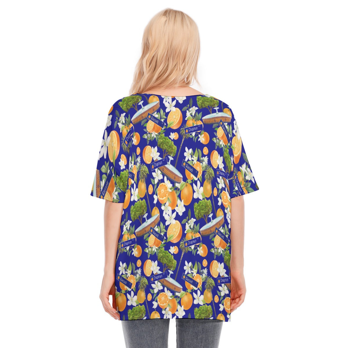 Old Towne Hawaiian Women's Flowy Sleeves Blouse | 100% Cotton