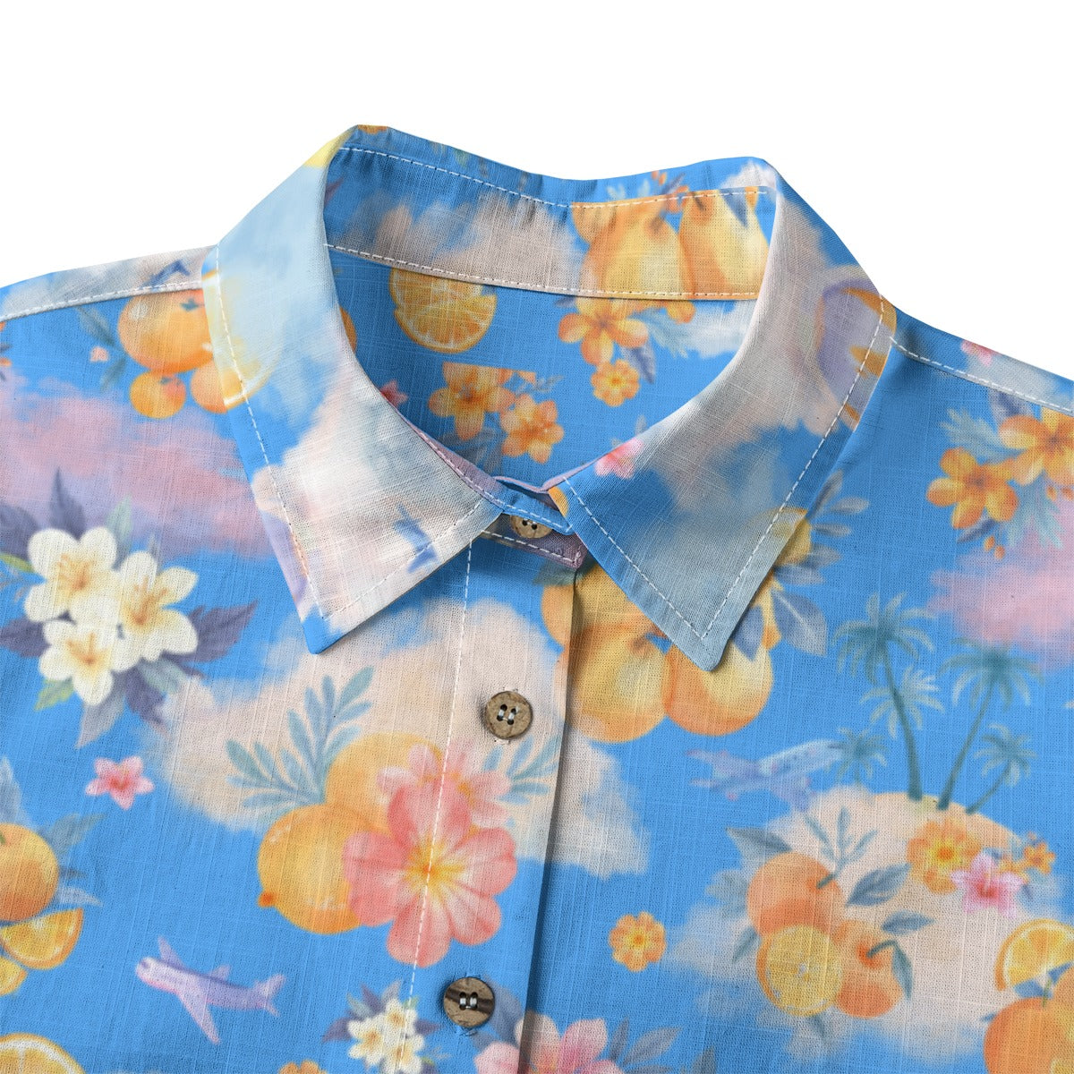 Heidi's Women's Shirt - Cotton in brighter blue