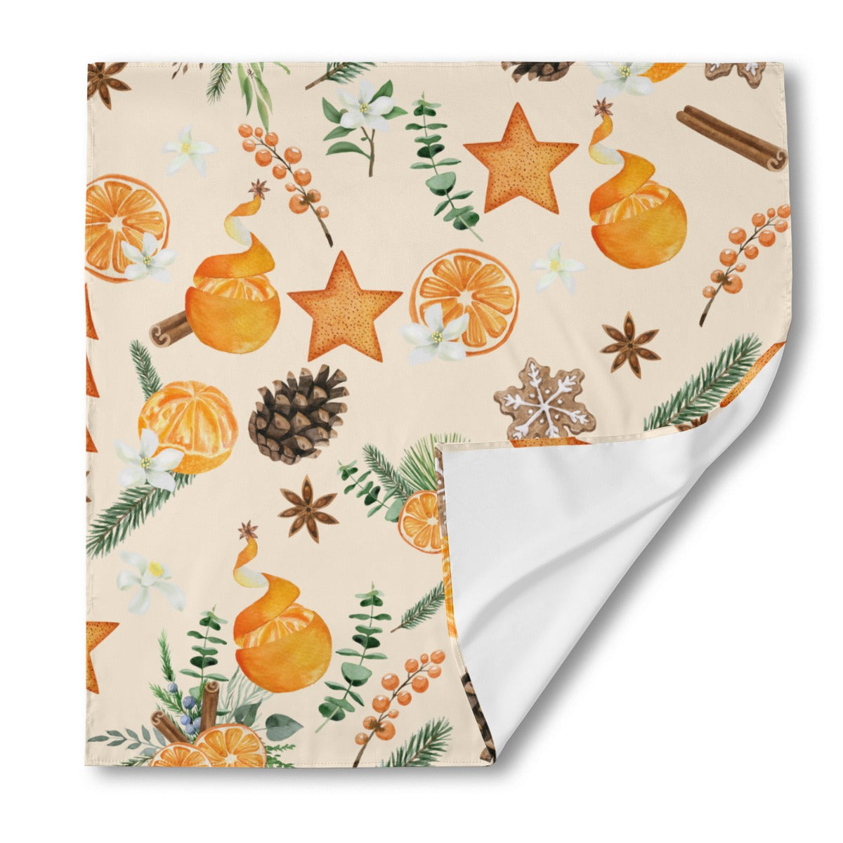 Citrus Spice Silk Bandana