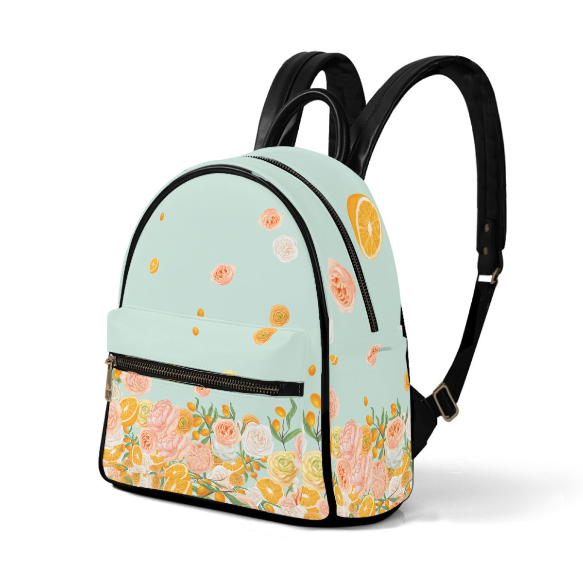 Mint Citrus Blossom Mini Backpack