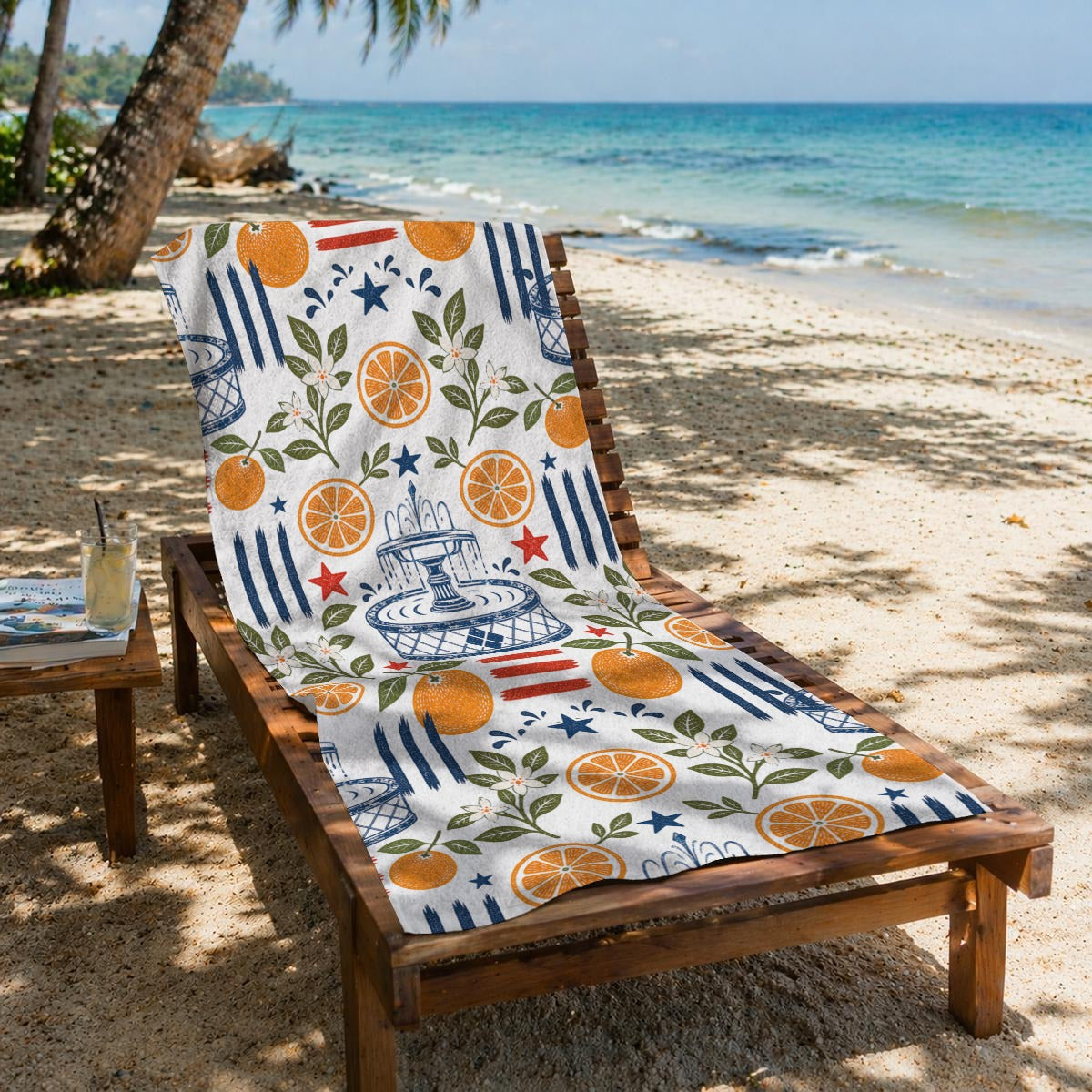 Old Towne Summer Beach Towel