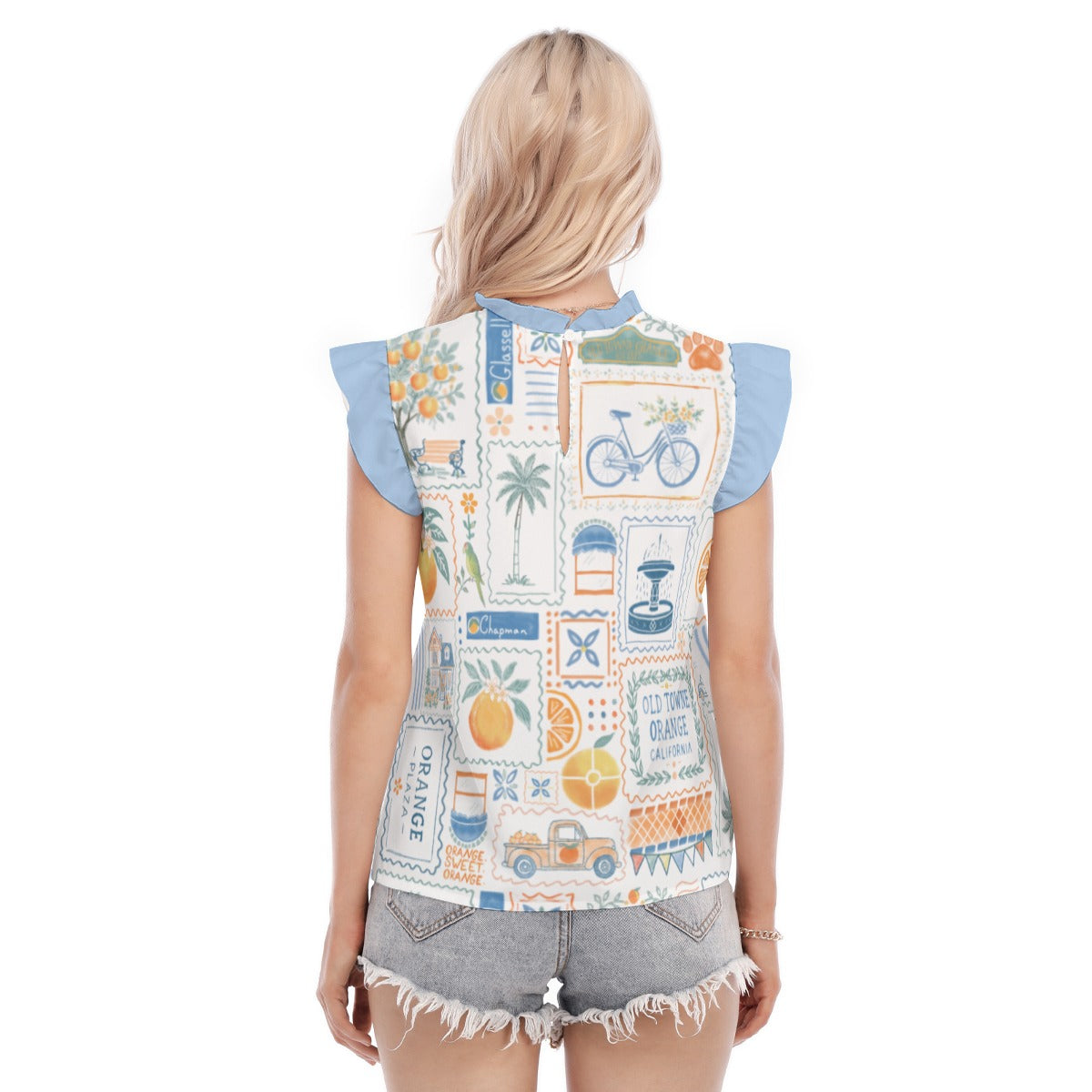 La Dolce Orange Bella Blouse