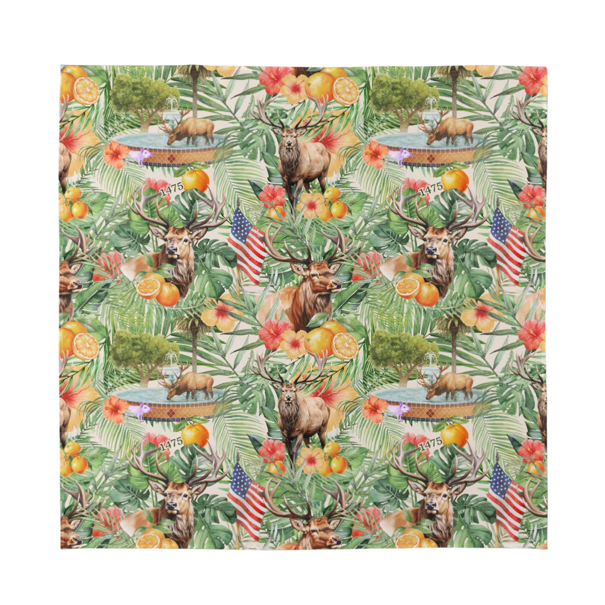 Elks Lodge 1475 Tribute Silk Scarf