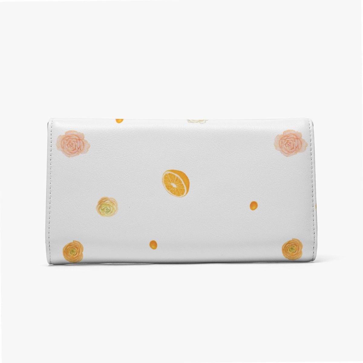 Citrus Blossom Wallet in White