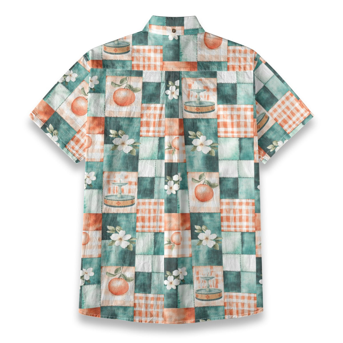 All-Over Print Men's Breathable Cotton Shirt|125GSM