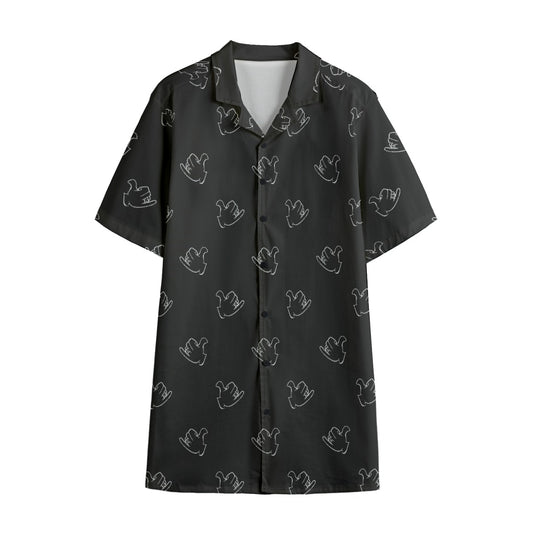 Dave Silva - Black with Grey Outlines Hand logo only
