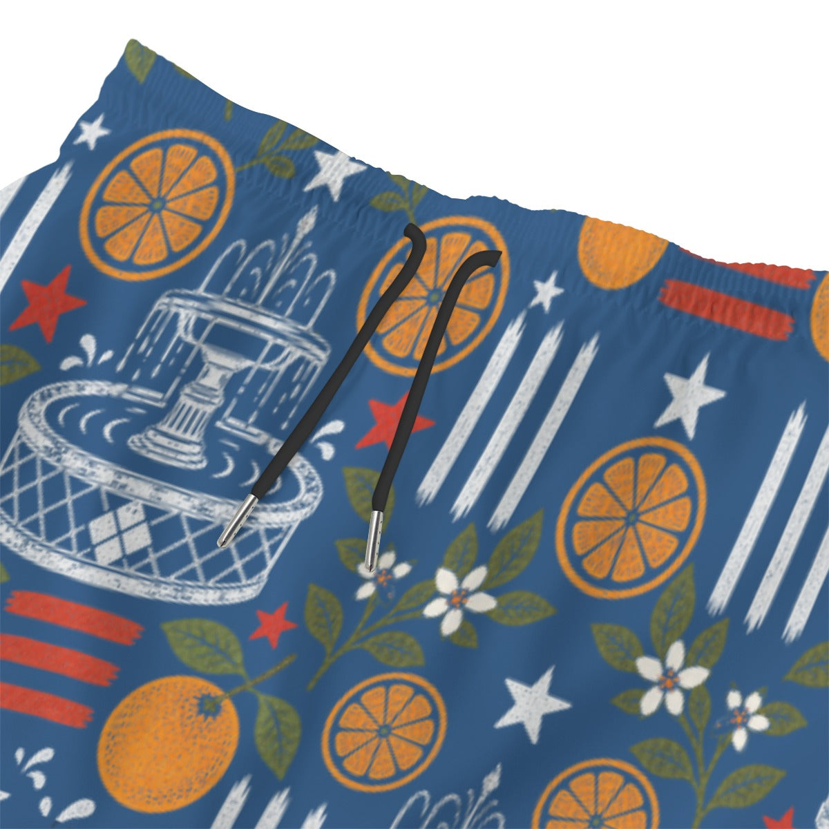 Stars, Stripes & Citrus Men’s Swim Shorts in Blue