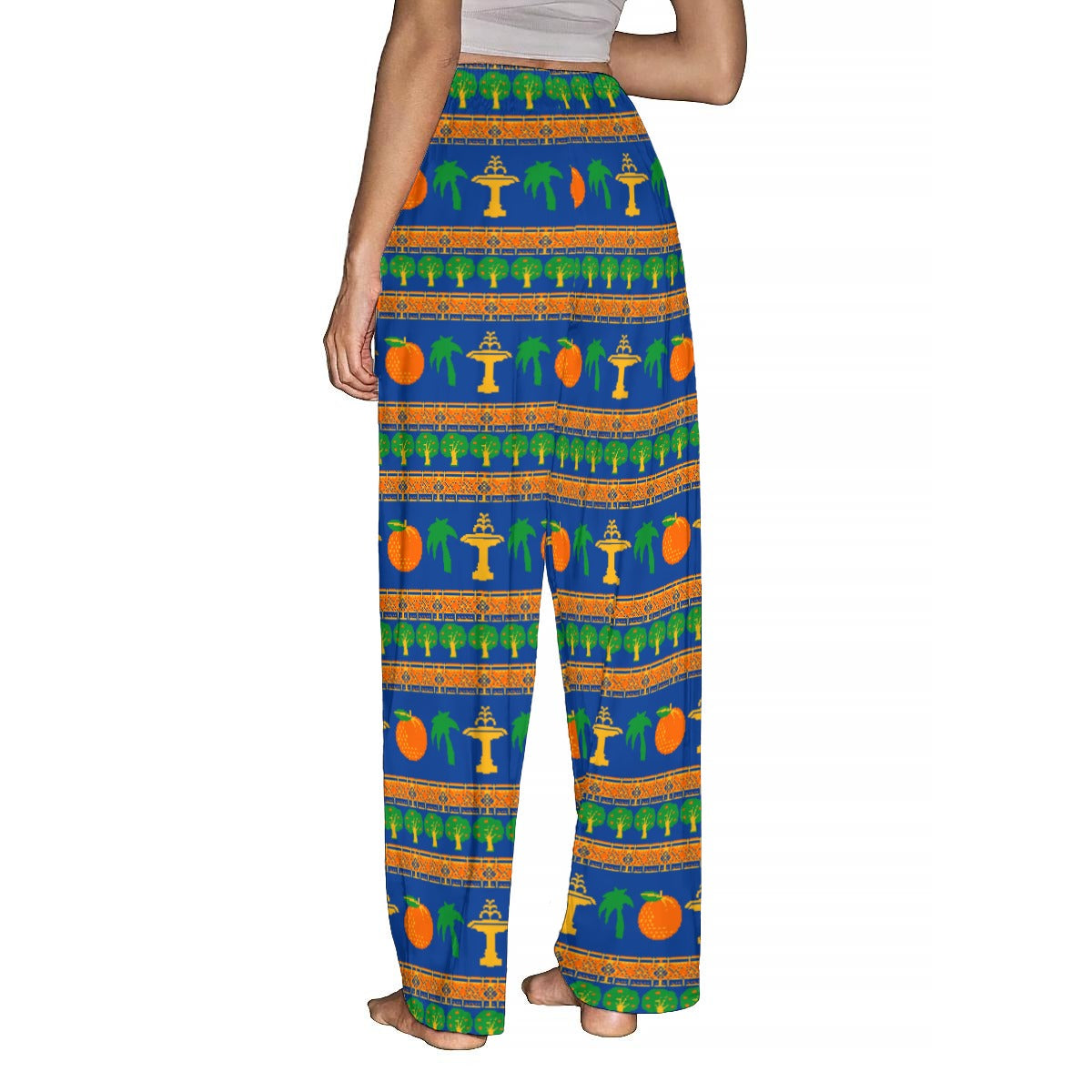 Old Towne Ugly Christmas Sweater All-Over Print Women's Pajama Pants