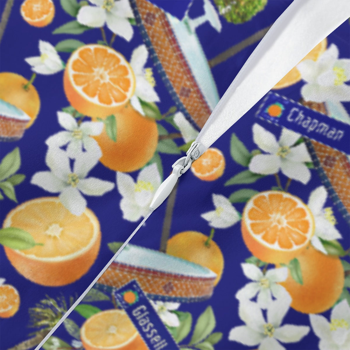 Old Towne Hawaiian Women's Beach Perspective Chiffon Sleeveless Dress in Blue